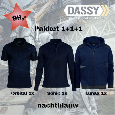 Pack promotion 1+1+1 Dassy